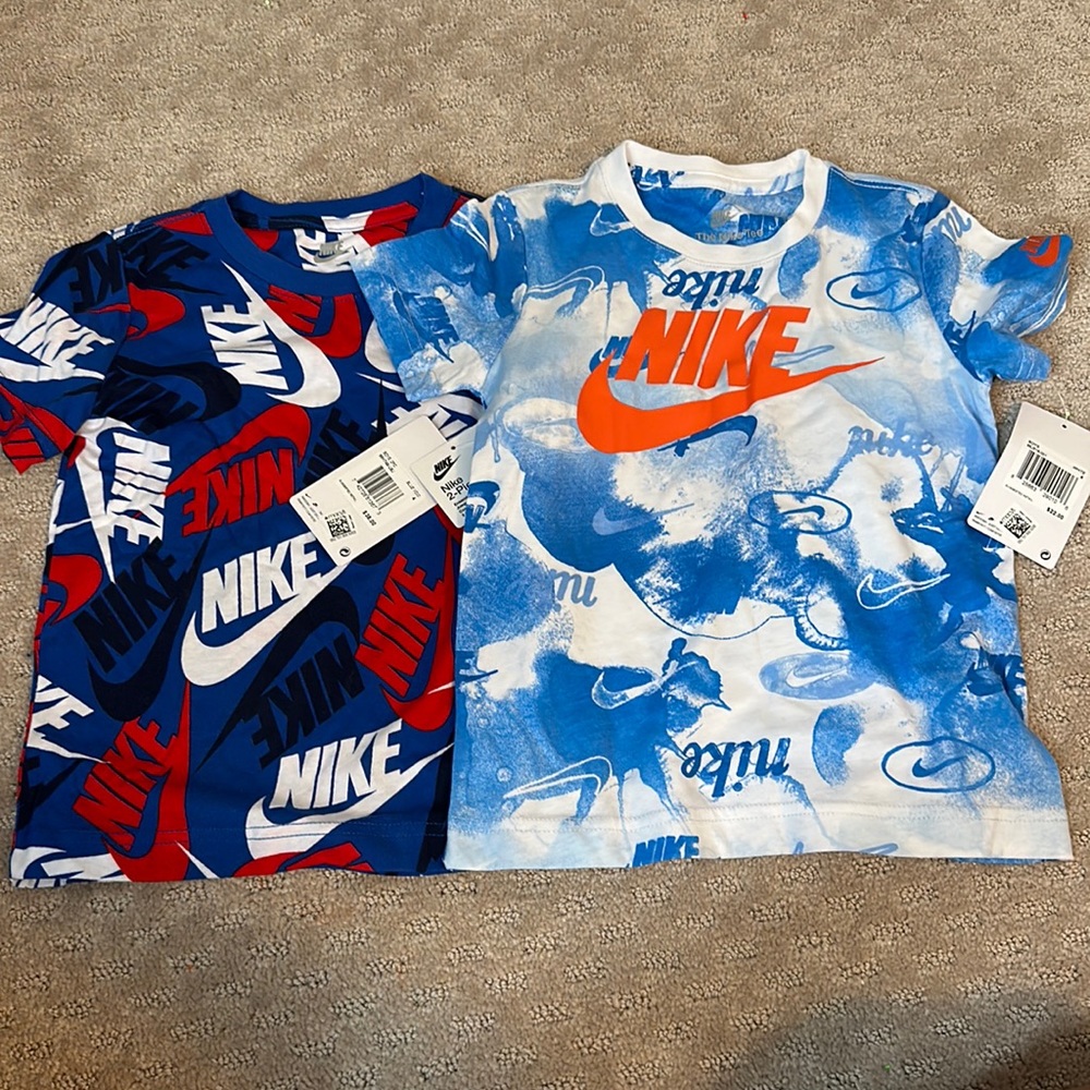 Two Nike shirts 3-4yrs. Brand new never worn